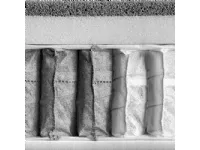 Scopri il matrimoniale Flou a prezzo scontato! Materasso molle insacchettate.