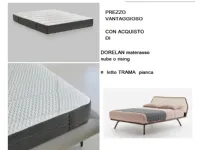 Materasso Nube materasso dorelan con letto pianca memory  Dorelan