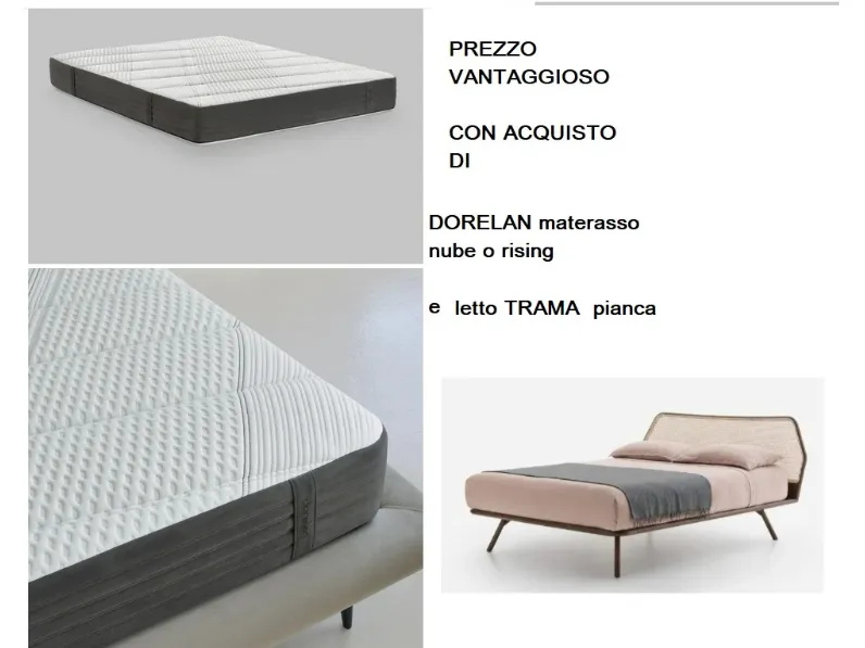 Materasso Nube materasso dorelan con letto pianca memory  Dorelan