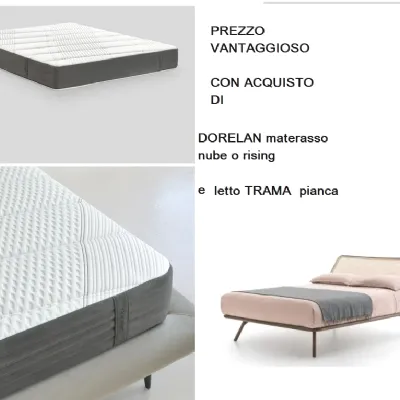Materasso Rising materasso e letto trama pianca molle insacchettate  Dorelan