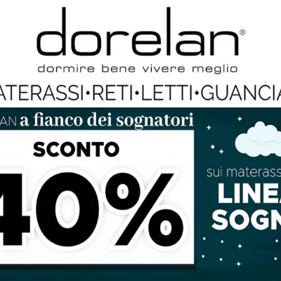 Materasso Dorelan Rising molle insacchettate  a prezzo scontato