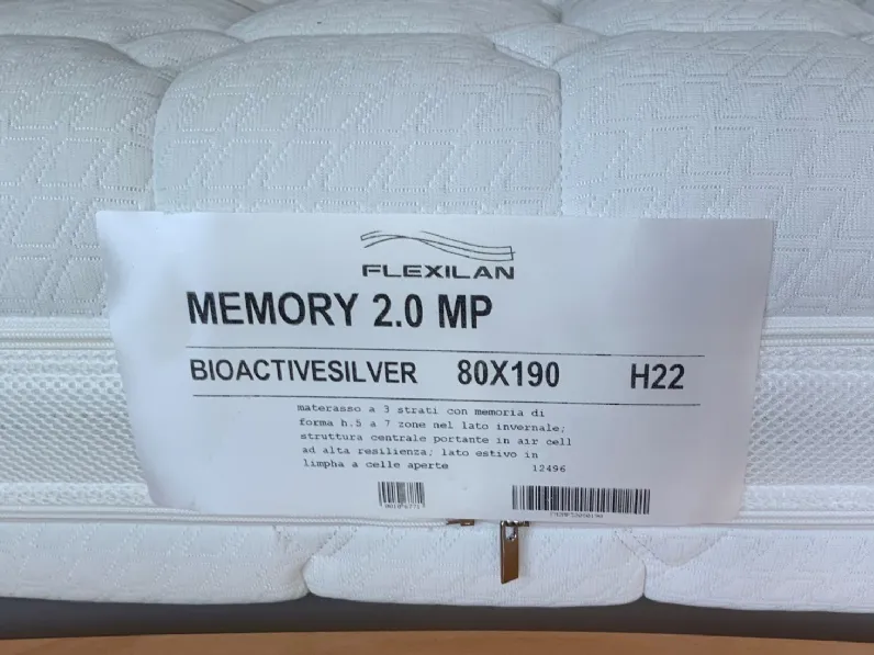 Materasso Flexilan Memory 2.0 - bio active silver memory  a prezzo ribassato