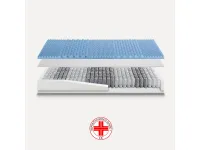 Materasso Materasso matrimoniale easy 800 memory Ideariposo molle insacchettate  a prezzo scontato