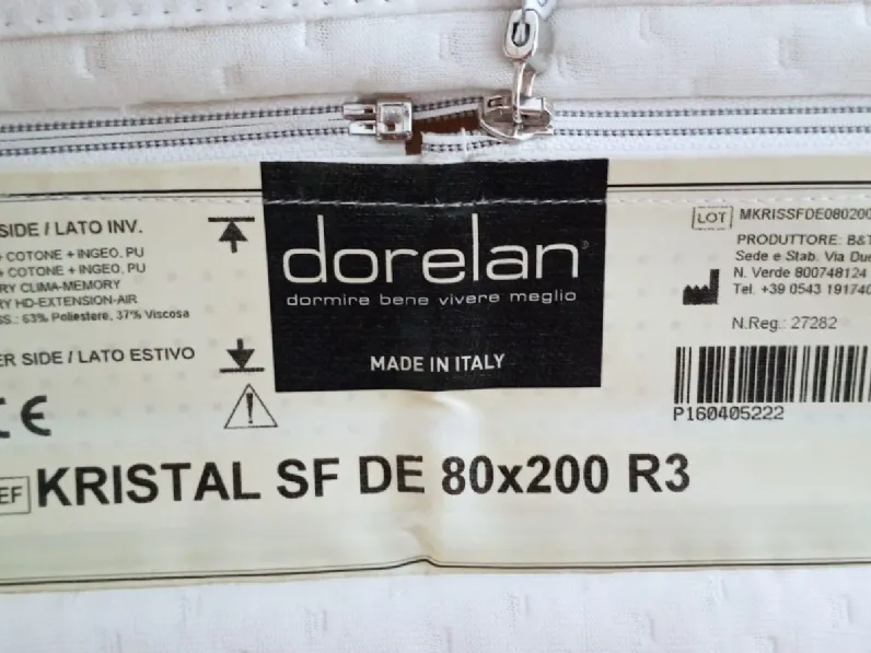 Materasso Dorelan in OFFERTA OUTLET