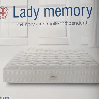 Materasso Lady Memory Lordflex: molle insacchettate, prezzo scontato.