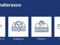 Materasso Artigianale Materasso dalia memory  a prezzo scontato