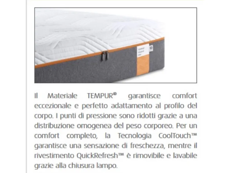 Materasso Tempur Original lux 30 cool touch SCONTATO