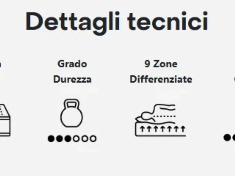 Materasso molle insacchettate  &tradition a prezzo ribassato