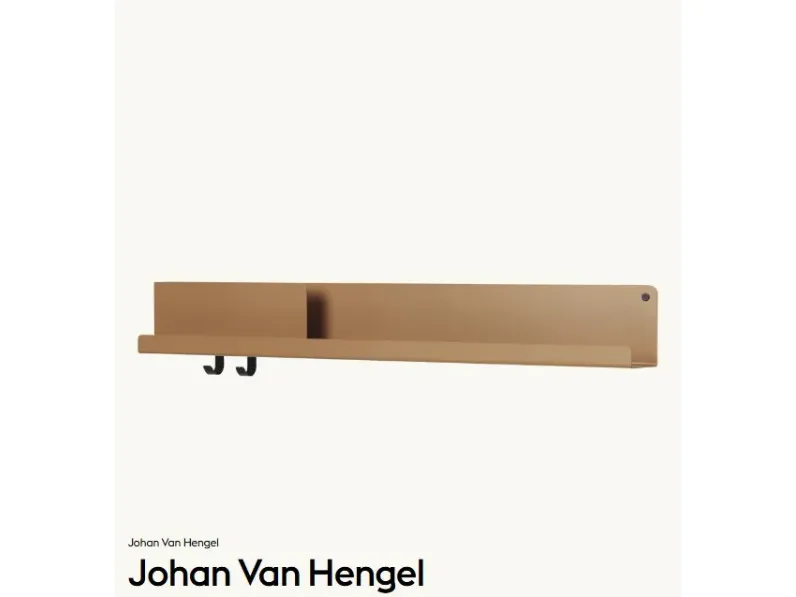 Mensola Collezione esclusiva in metallo modello Folded shelves by muuto con sconti imperdibili