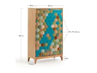 Ingresso design modello Ilka credenza di Artigianale a PREZZI OUTLET