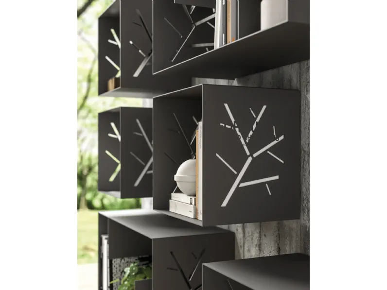 Ingresso design modello Pensile metallo modello tree  di Fgf mobili a PREZZI OUTLET