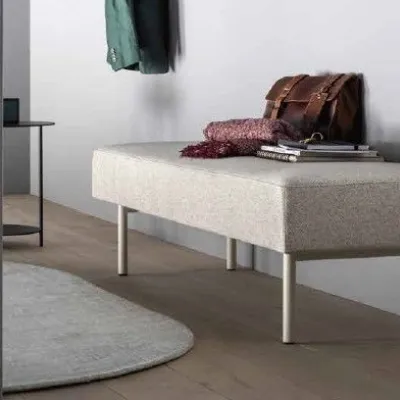 Mobile per un ingresso design modello Panca imbottita di Artigianale in Offerta Outlet