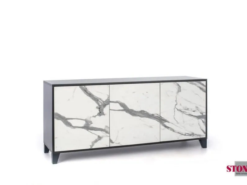Madia di Stones in laminato materico Madia mod. rea a prezzo Outlet