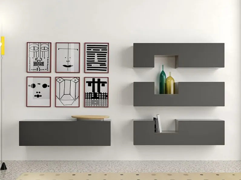 Mobile ingresso design Sospeso Duedi, tredi, quattrodi di Minotti italia scontato 