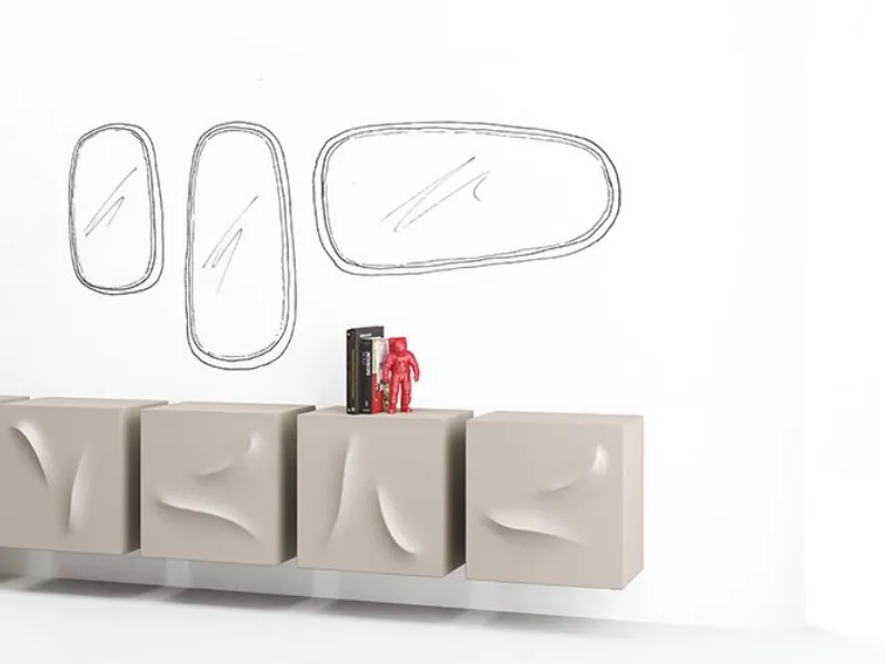 Mobile ingresso design Sospeso Riflesso d'onda di Minotti italia scontato 