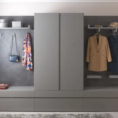Mobile per un ingresso moderno modello Wide 02 outlet di Diotti.com a prezzo Outlet