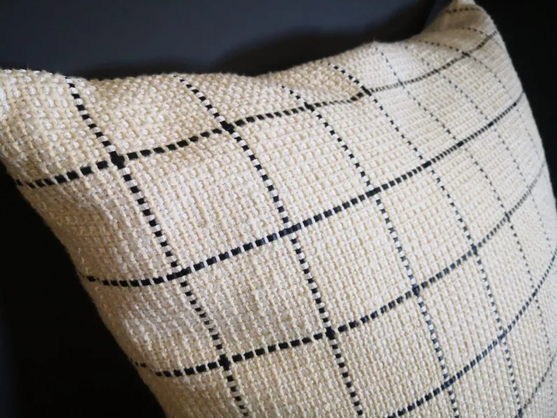 Federa cuscino decorativo, testa di cervo stilizzato, marrone