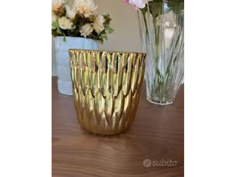 Jelly vaso oro Kartell in stile design a prezzo ribassato