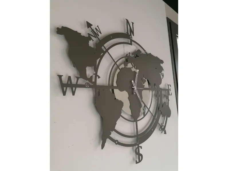 Orologio planisfero grande Artigianale in stile moderno a prezzo scontato