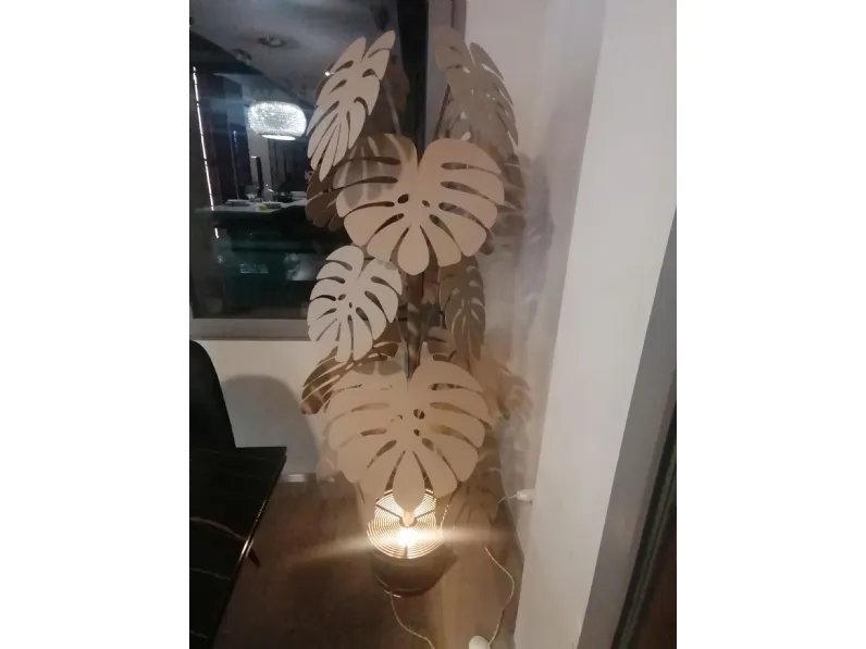 Oggettistica Pianta monstera grande beige Artigianale a prezzo scontato