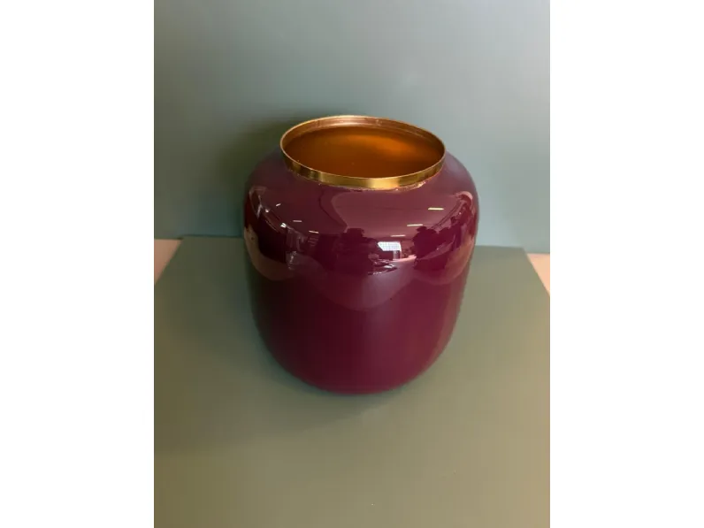 Oggettistica Vaso bombato smaltato di Artigianale a PREZZI OUTLET