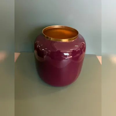 Oggettistica Vaso bombato smaltato di Artigianale a PREZZI OUTLET