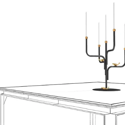 Oggettistica Bird watch candle  di Minotti italia scontata 