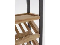 Oggettistica modello Kantin portabottiglie stile industriale di Bizzotto in offerta