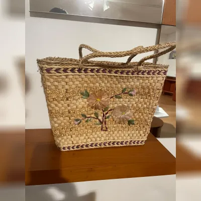 Oggettistica Borsa in vimini di Artigianale scontata - 50%