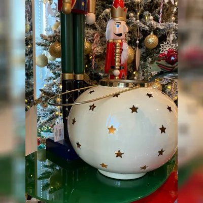 Oggettistica Collezione esclusiva Lanterna con stelle grande in OFFERTA OUTLET!
