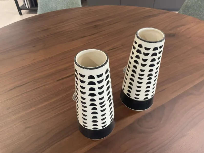 Oggettistica Coppia vasi in ceramica Akanto con uno SCONTO IMPERDIBILE 