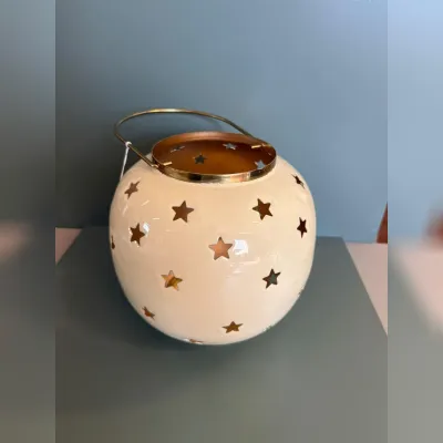Oggettistica design Lanterna metallo con stelle di Artigianale scontata del 30%