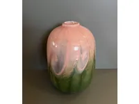 Oggettistica Artigianale Vaso sfumato in vetro grande in OFFERTA OUTLET!