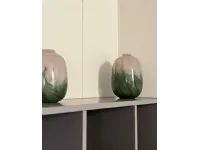 Oggettistica Artigianale Vaso sfumato in vetro grande in OFFERTA OUTLET!