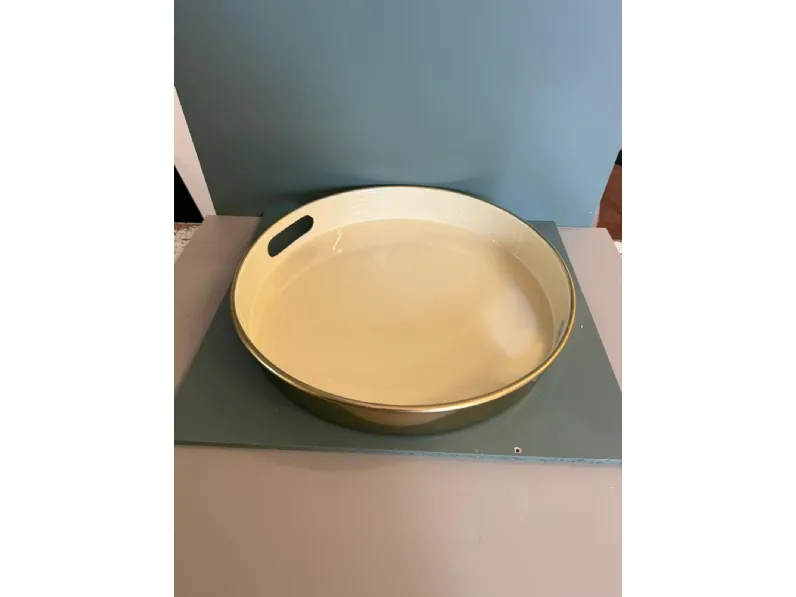 Oggettistica Vassoio rotondo smaltato di Artigianale in offerta - 31%