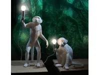 Lampada Seletti Monkey lamp white a PREZZI OUTLET