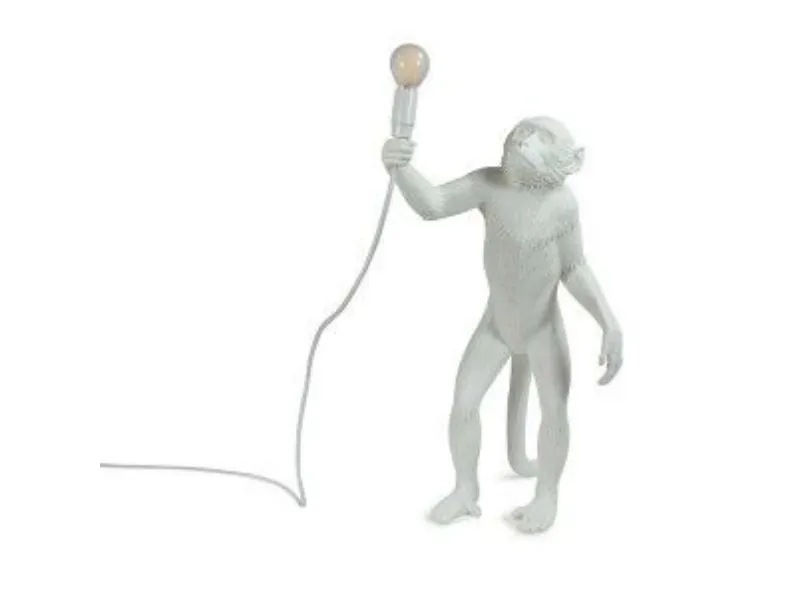 Lampada Seletti Monkey lamp white a PREZZI OUTLET