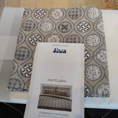 Copripiumini Flou in Cotone modello Pantelleria  in Offerta Outlet