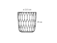 Jelly vaso trasparente Kartell in stile design a prezzo ribassato