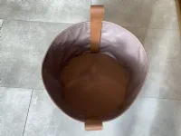 Oggettistica Leather basket Poltrona frau con uno SCONTO IMPERDIBILE 