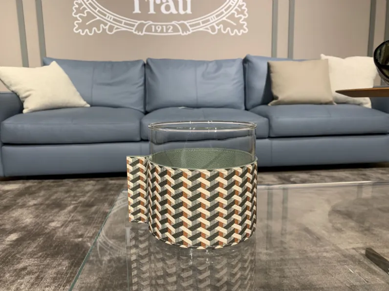 Oggettistica Leather pot di Poltrona frau scontata 