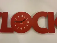 Oggettistica Orologio oggimai clock rosso  Miniforms con uno SCONTO IMPERDIBILE 