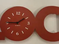 Oggettistica Orologio oggimai clock rosso  Miniforms con uno SCONTO IMPERDIBILE 