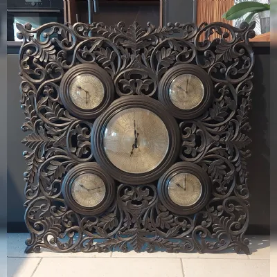 Oggettistica classica modello Orologio parete db di Dialma brown in Offerta Outlet