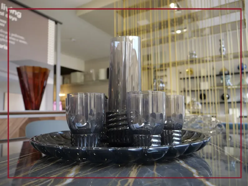 Oggettistica moderna Trama set bicchieri acqua di Kartell scontata del 25%