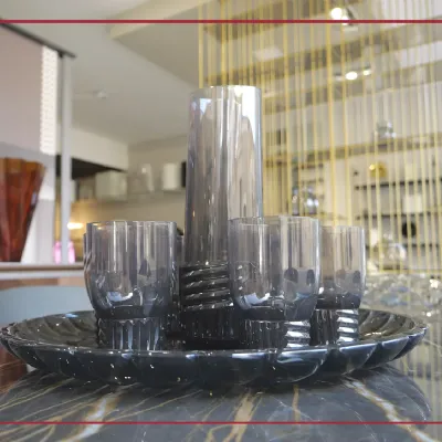 Oggettistica moderna Trama set bicchieri acqua di Kartell scontata del 25%