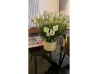 Oggettistica design Vaso bicolor ottone e crema di Artigianale scontata del 28%