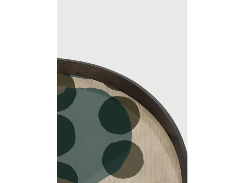 Oggettistica design Vassoio in vetro e legno ethnicraft di Artigianale scontata del 26%