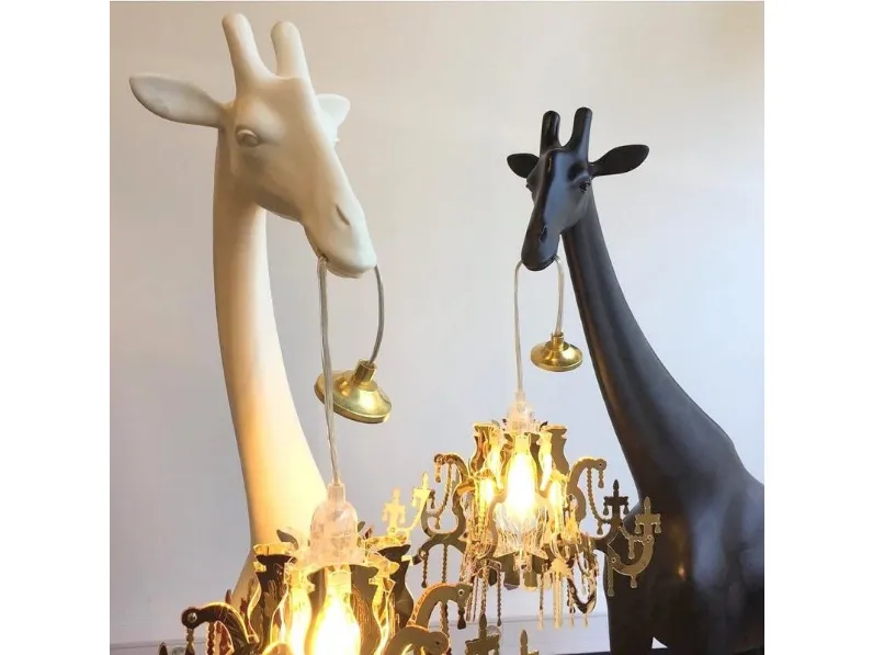 Lampada Qeeboo - giraffe in love xs Qeeboo in OFFERTA OUTLET