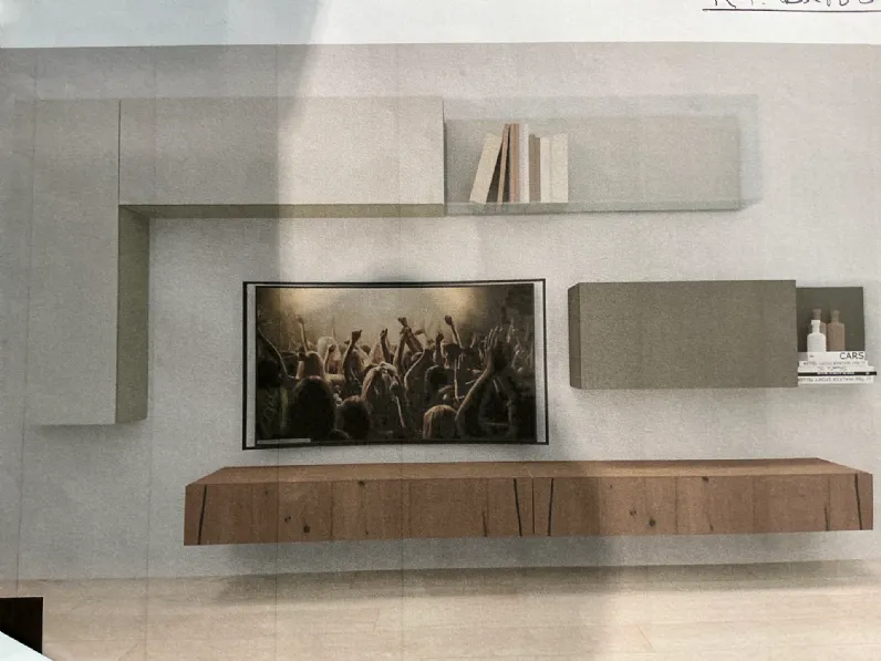 Parete attrezzata 36e8 Lago in stile design a prezzo scontato